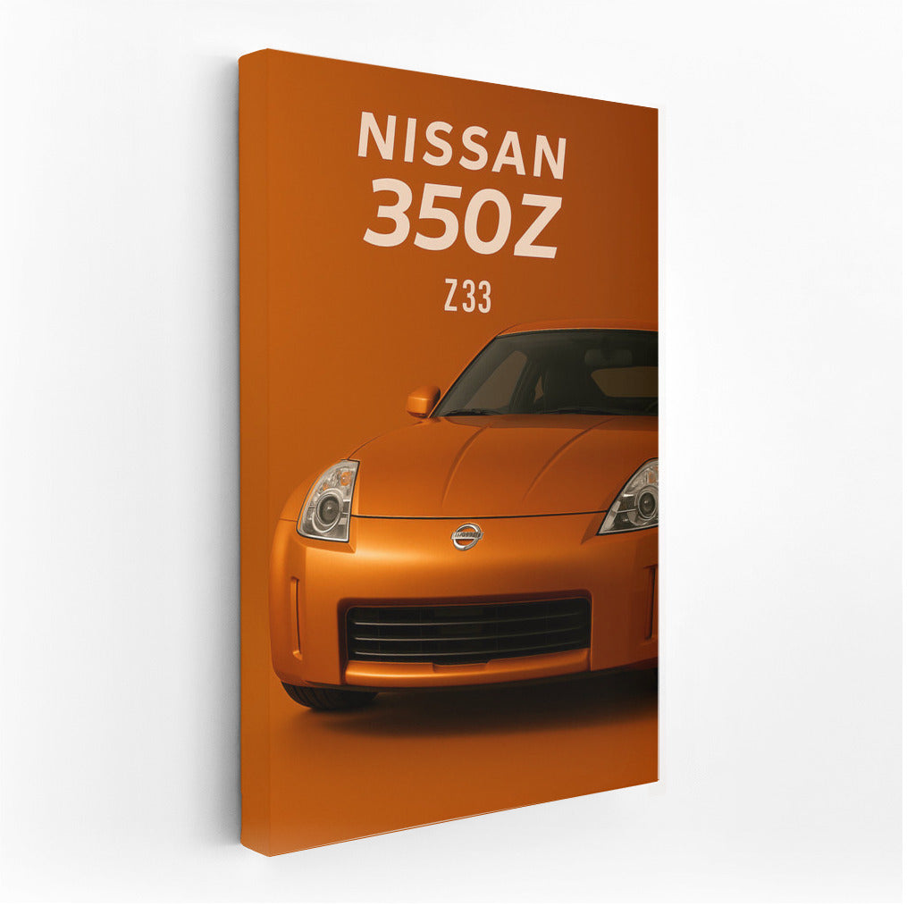 Legendary Nissan 350Z Z33: Dynamics and Style on Your Walls