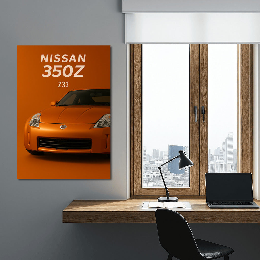 Legendary Nissan 350Z Z33: Dynamics and Style on Your Walls