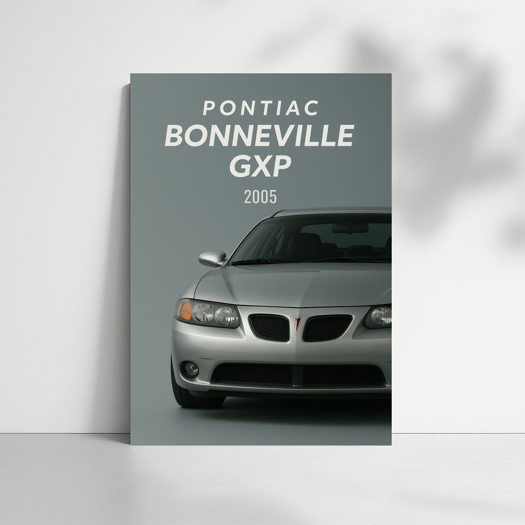 2005 Pontiac Bonneville GXP: Elegance and Strength on Canvas