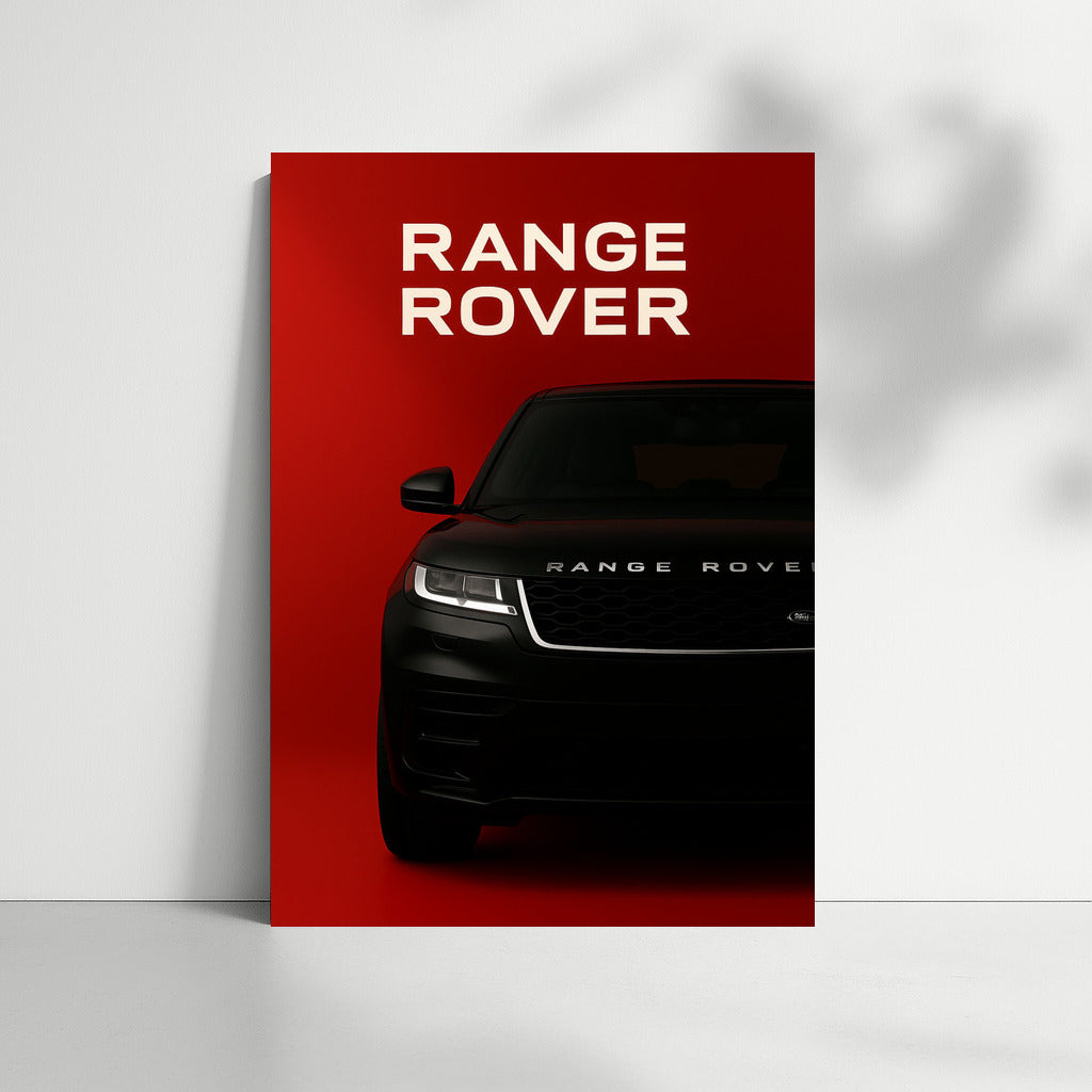 Elegant Range Rover on a Bright Background: Style and Speed