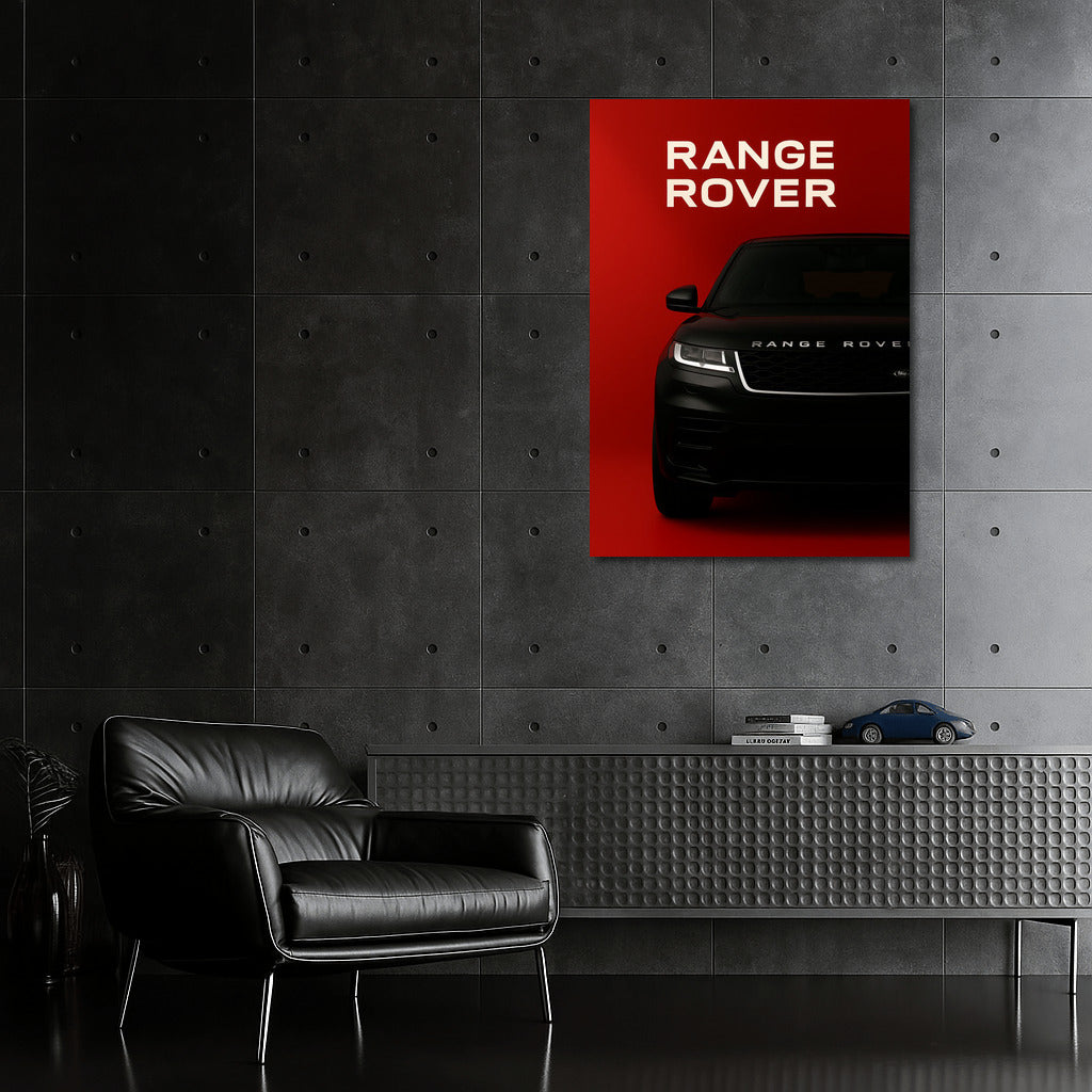 Elegant Range Rover on a Bright Background: Style and Speed