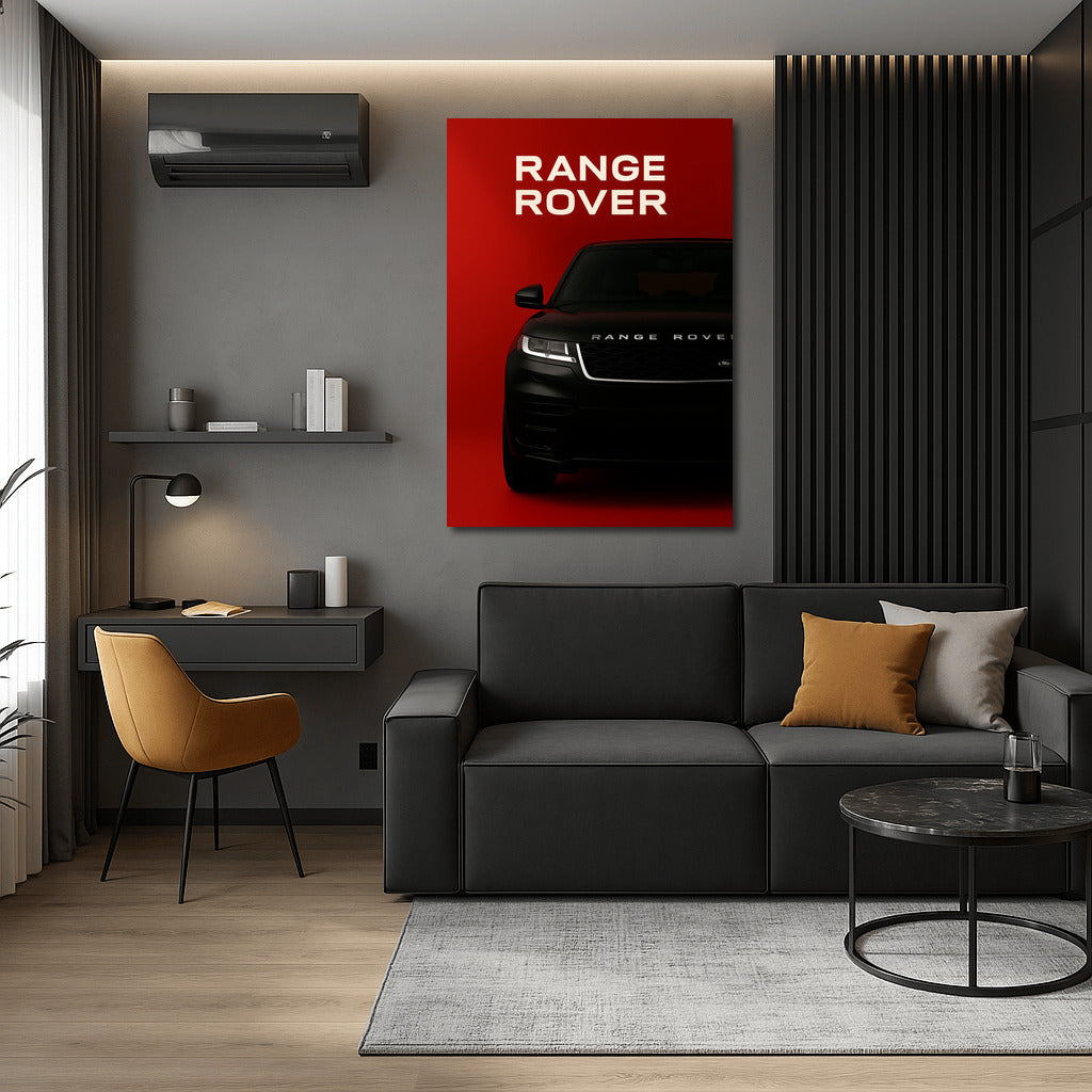 Elegant Range Rover on a Bright Background: Style and Speed