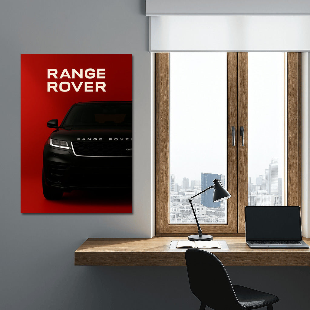 Elegant Range Rover on a Bright Background: Style and Speed