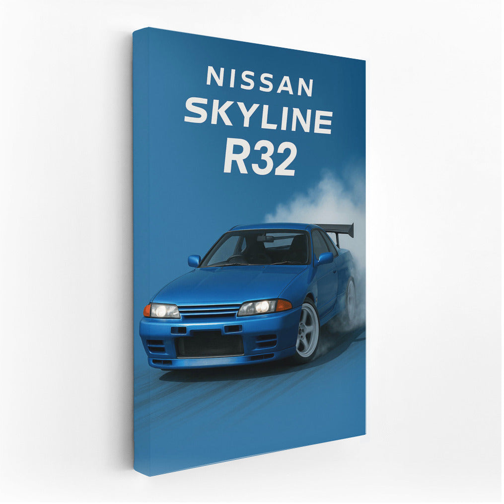 Nissan Skyline R32 in Drift: Dynamics and Speed