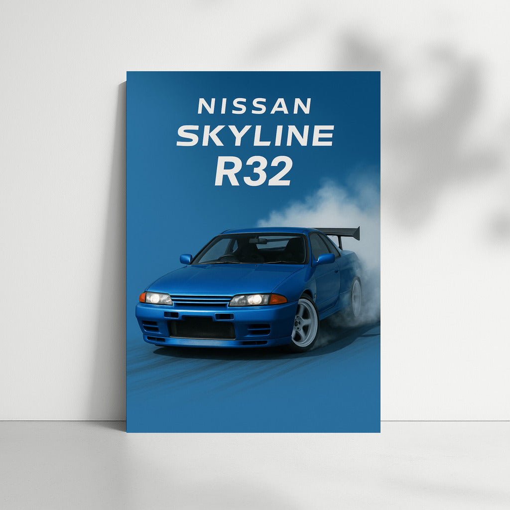 Nissan Skyline R32 in Drift: Dynamics and Speed