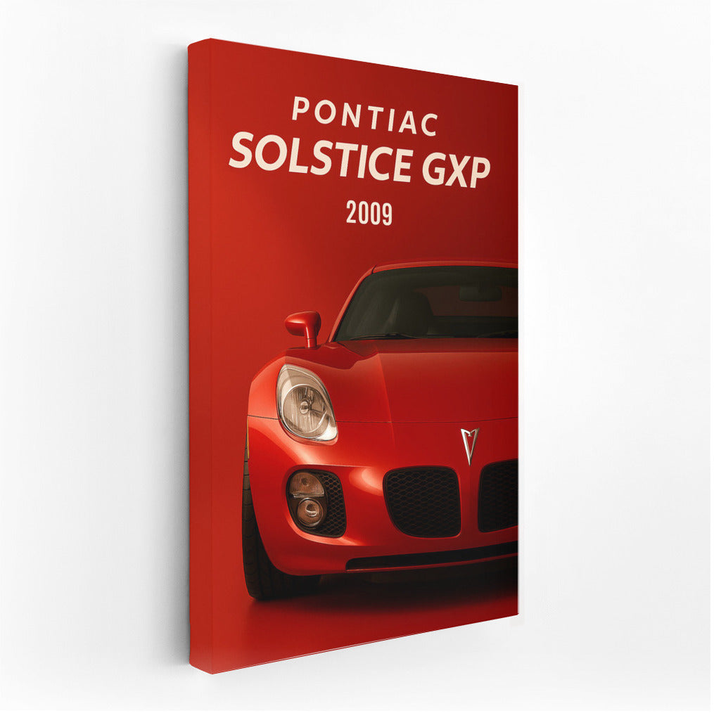 Bright Pontiac Solstice GXP 2009: Dynamics and Style on Your Wall