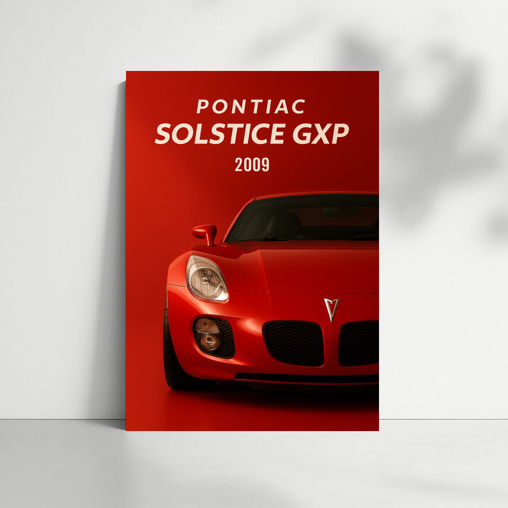 Bright Pontiac Solstice GXP 2009: Dynamics and Style on Your Wall