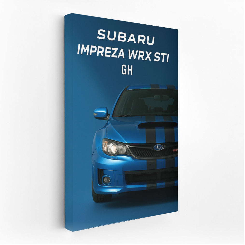 Subaru Impreza WRX STI GH: Swiftness and Power on Your Wall