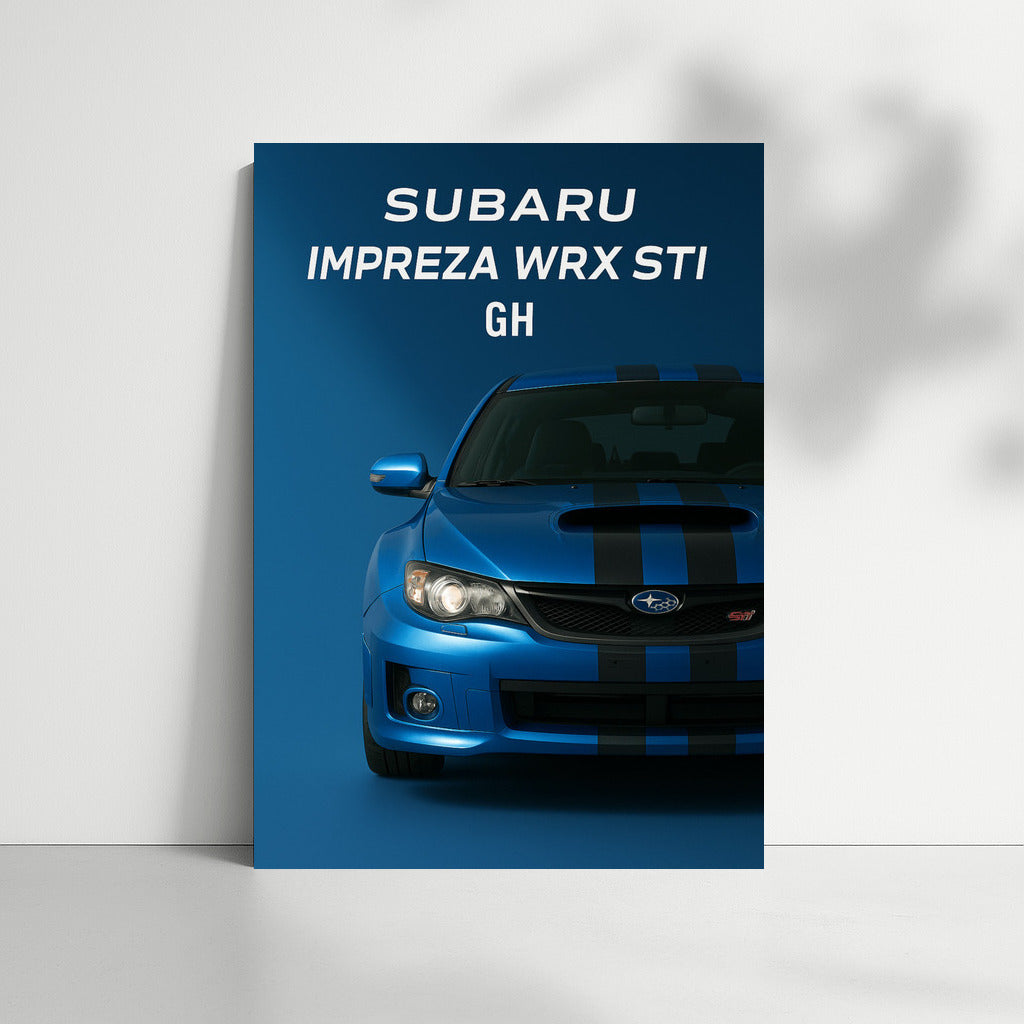 Subaru Impreza WRX STI GH: Swiftness and Power on Your Wall