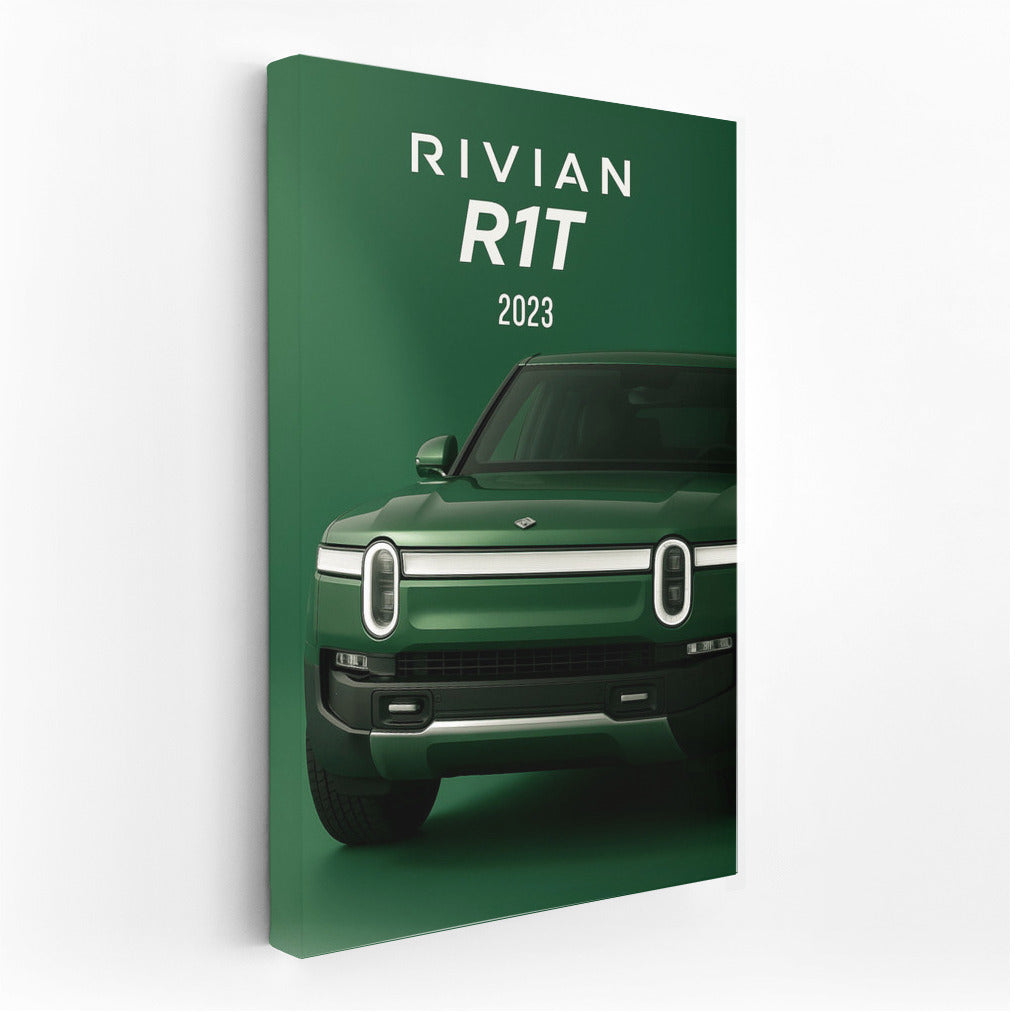Rivian R1T: Modern Power on Canvas