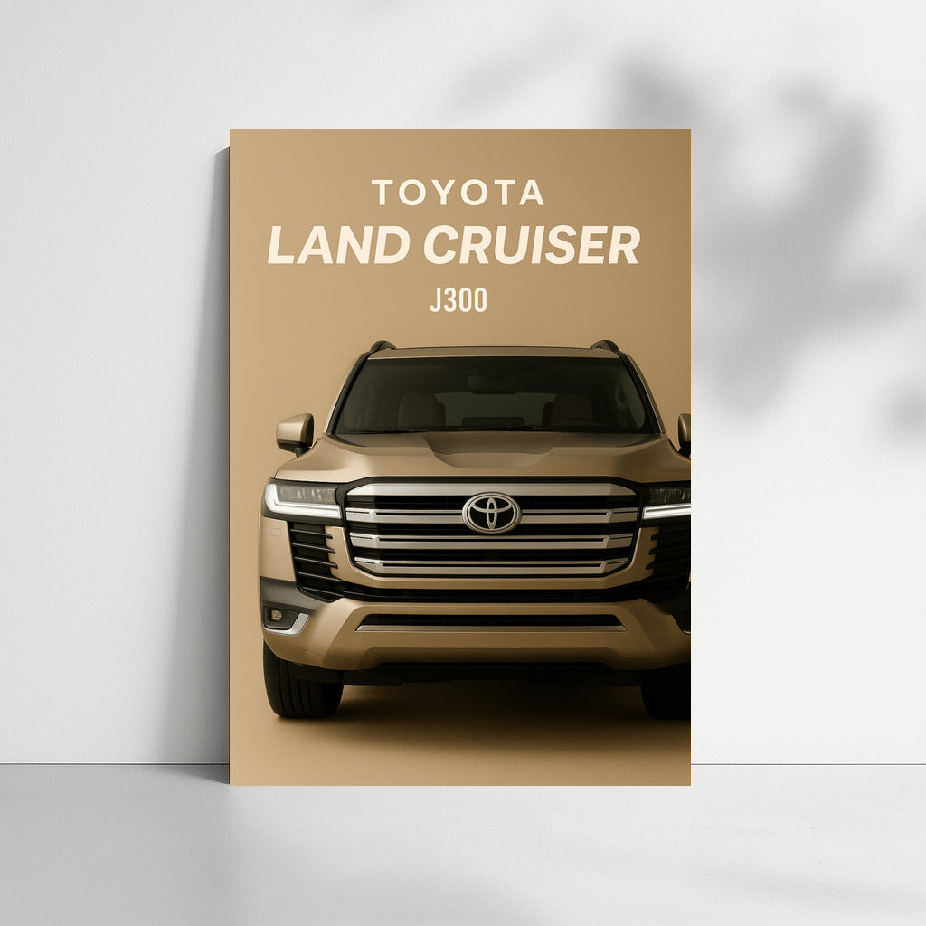 Toyota Land Cruiser J300: Power and Style on Your Wall