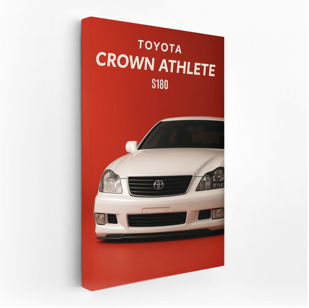 Elegant Speed: Toyota Crown Athlete S180 in Stance Style