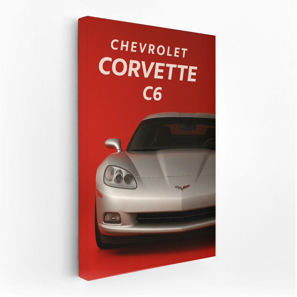 Chevrolet Corvette C6: Dynamics and Style on Your Wall