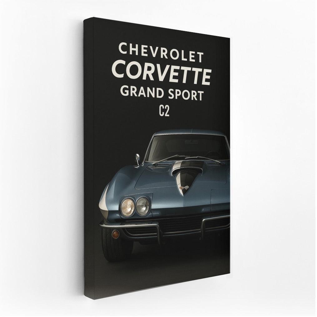 The Legendary Chevrolet Corvette Grand Sport C2: Speed and Elegance on the Wall