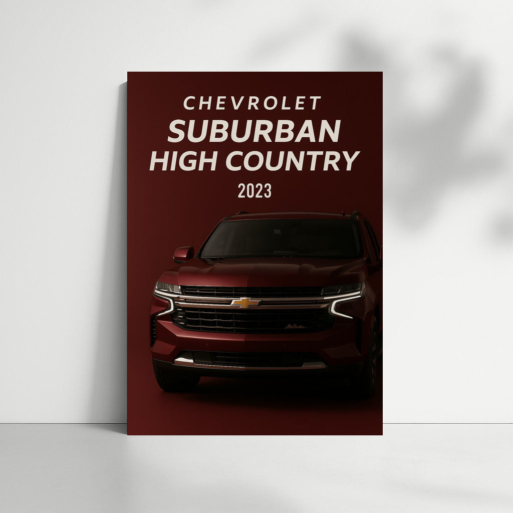 2023 Chevrolet Suburban High Country Greatness: Power and Aesthetics