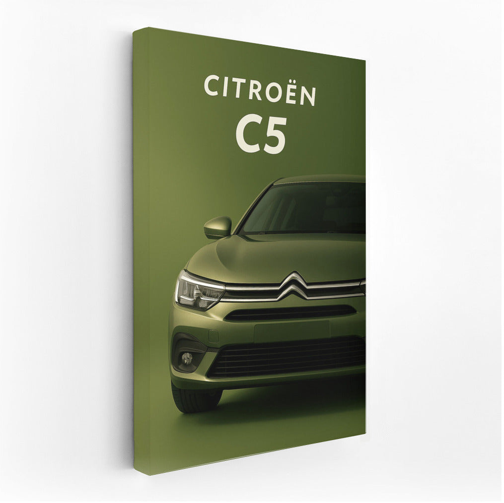 Elegant Citroen C5 in Green: Inspiration of Movement and Style