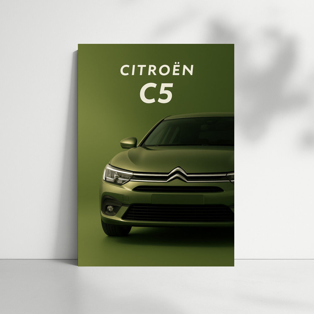 Elegant Citroen C5 in Green: Inspiration of Movement and Style