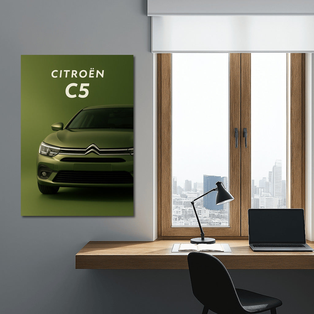 Elegant Citroen C5 in Green: Inspiration of Movement and Style
