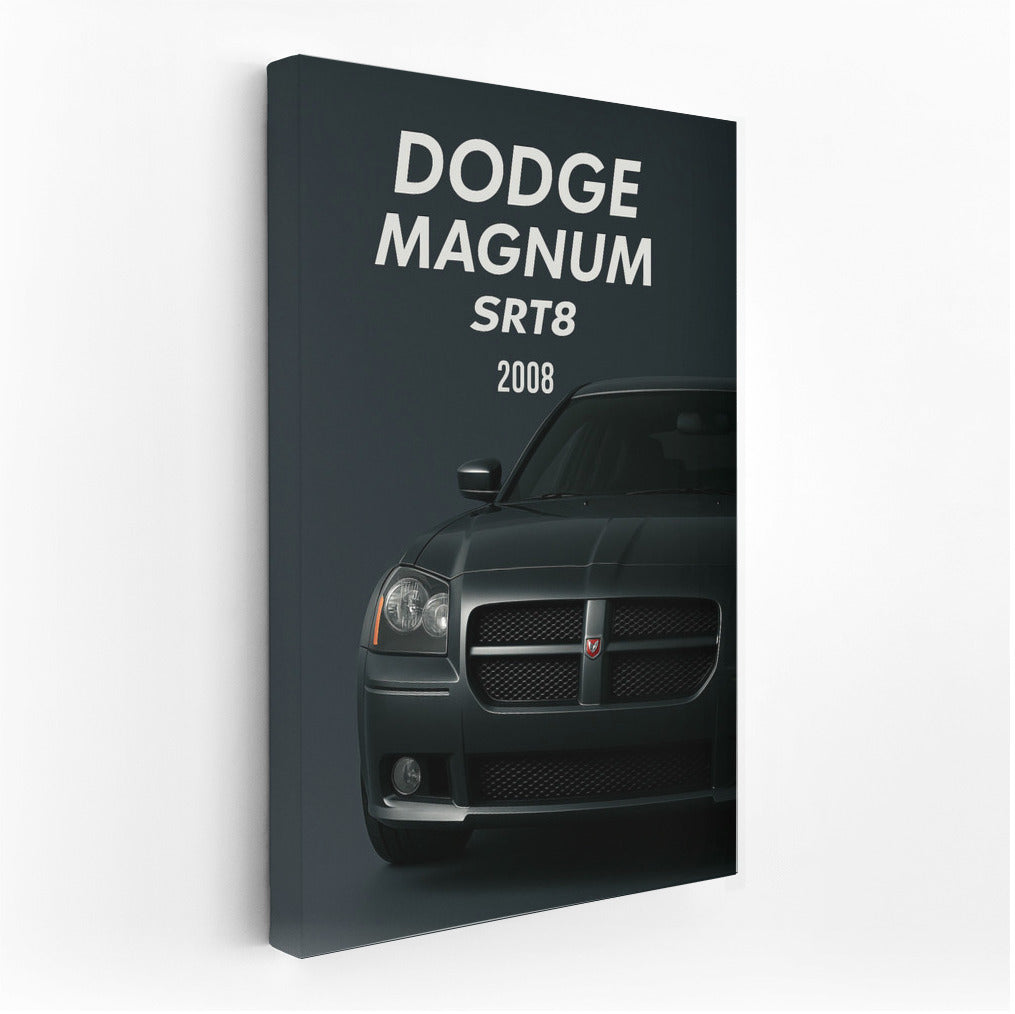 Dodge Magnum SRT8 2008: Dynamics and Power on Your Wall