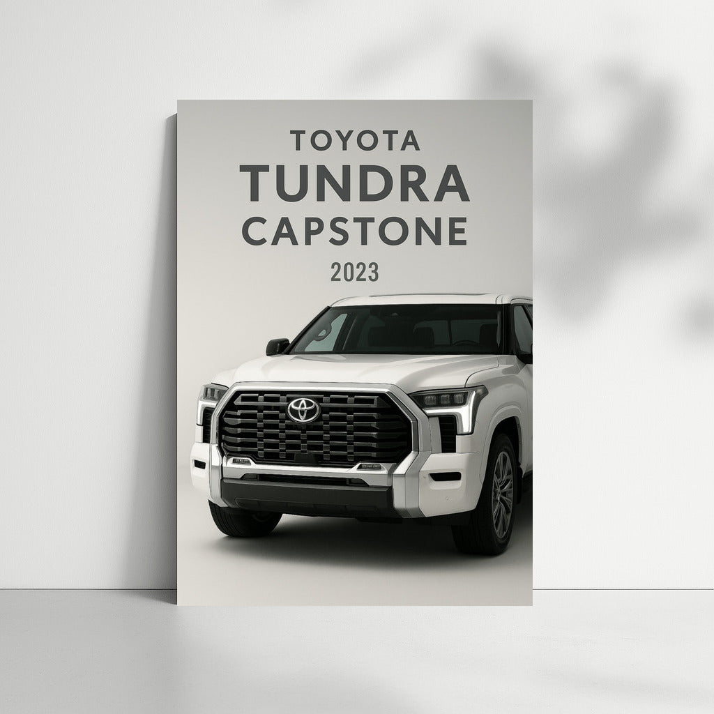 Toyota Tundra Capstone: Power and Style on Your Wall
