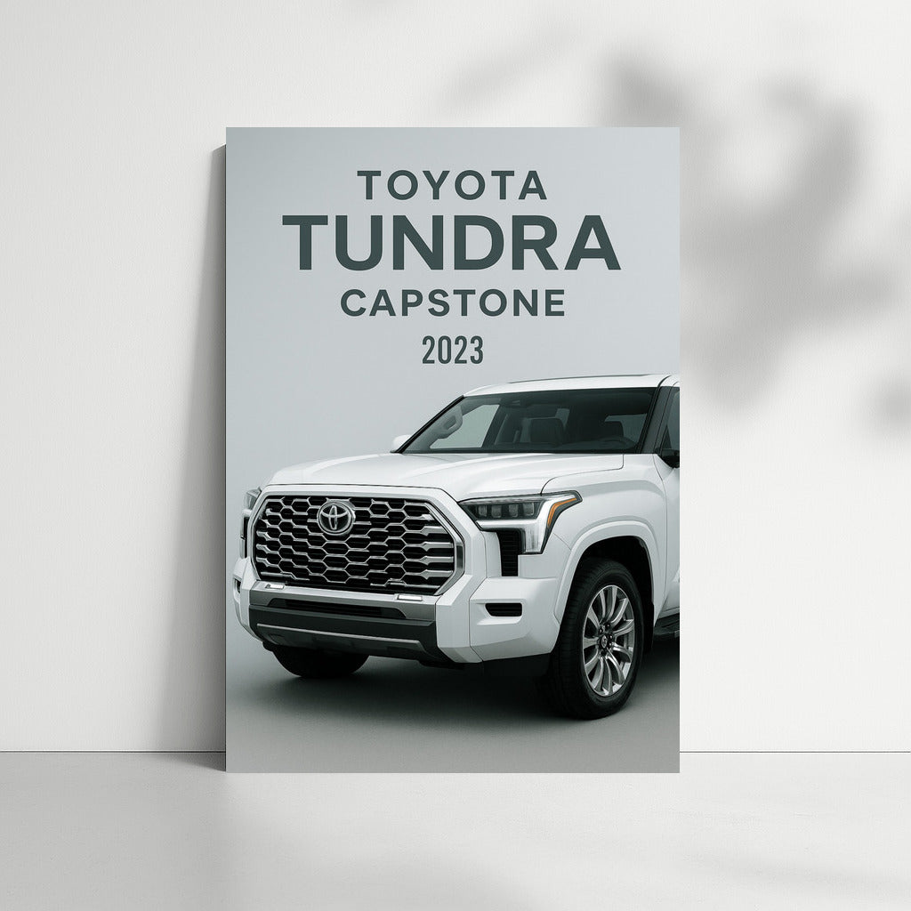 2023 Toyota Tundra Capstone: Power and Style on Your Wall