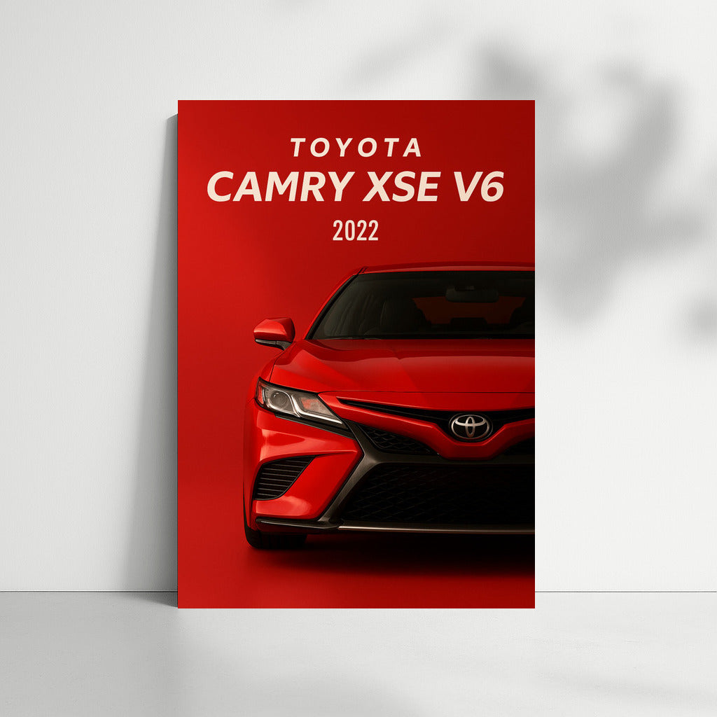 2022 Toyota Camry XSE V6: Speed Energy on the Wall