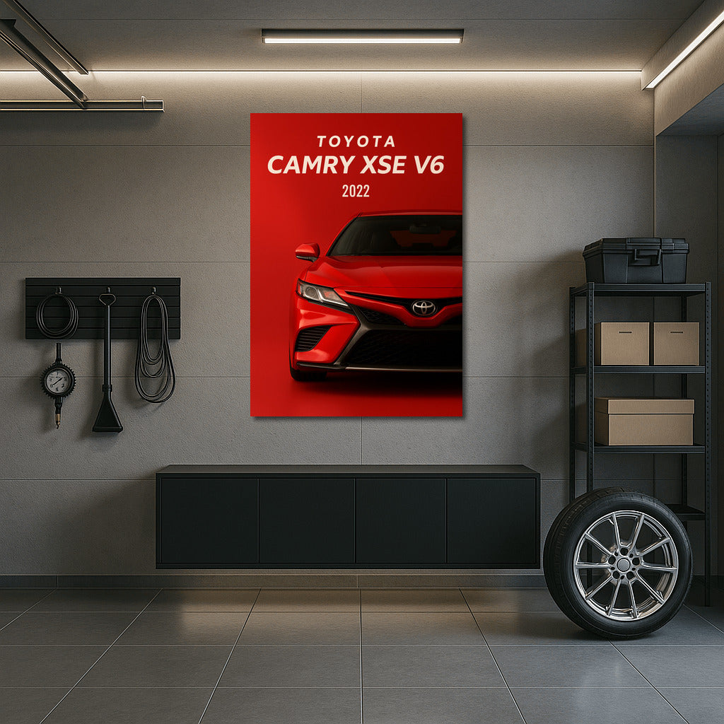 2022 Toyota Camry XSE V6: Speed Energy on the Wall