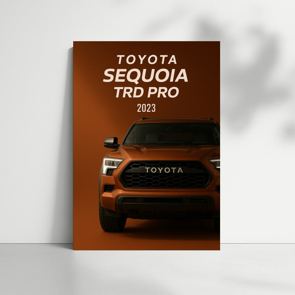 Toyota Sequoia TRD Pro 2023: Power and Style on Your Wall