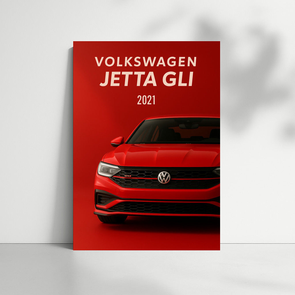 Volkswagen Jetta GLI 2021: Power and Style on Your Wall