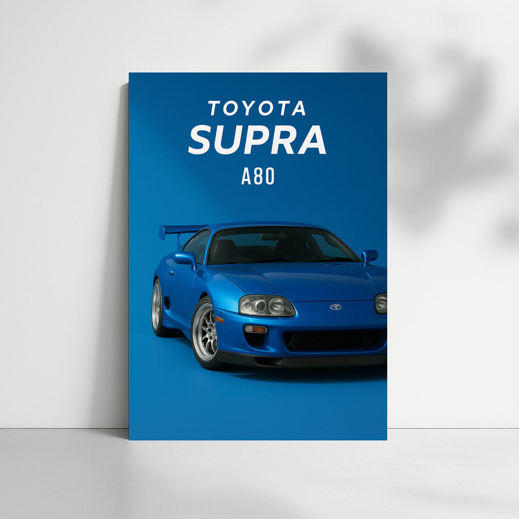 Legendary Toyota Supra A80 in JDM style: Dynamics and Power