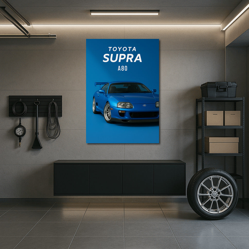 Legendary Toyota Supra A80 in JDM style: Dynamics and Power