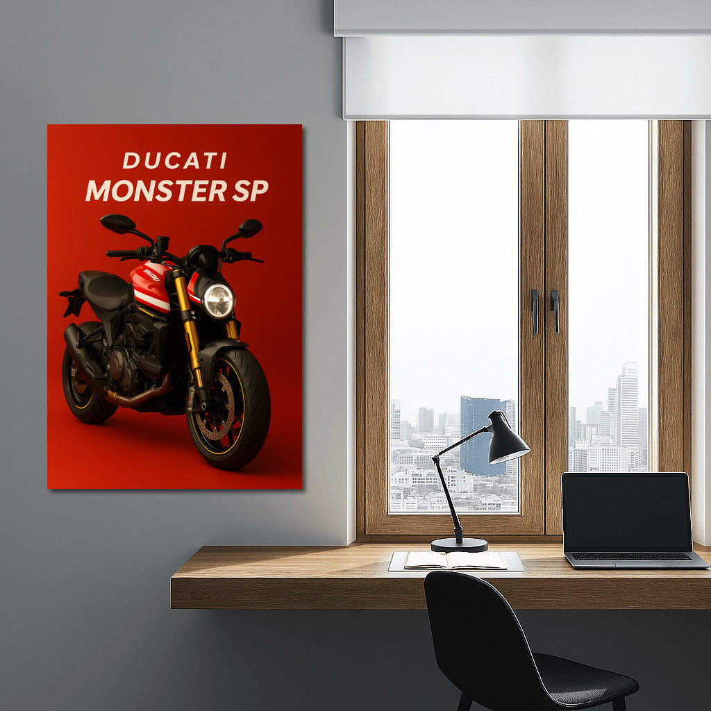 Ducati Monster SP: Dynamics and Speed on Your Wall