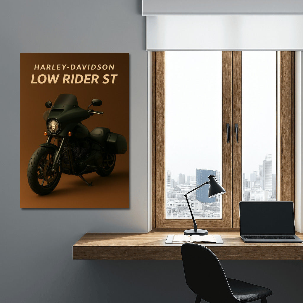 Harley Davidson Low Rider ST: Speed and Style on Your Wall