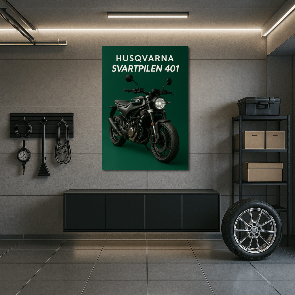 Dynamics and Chic: Husqvarna Svartpilen 401 in the Interior