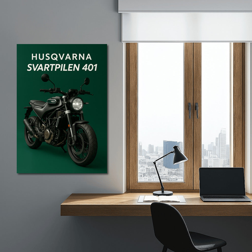 Dynamics and Chic: Husqvarna Svartpilen 401 in the Interior