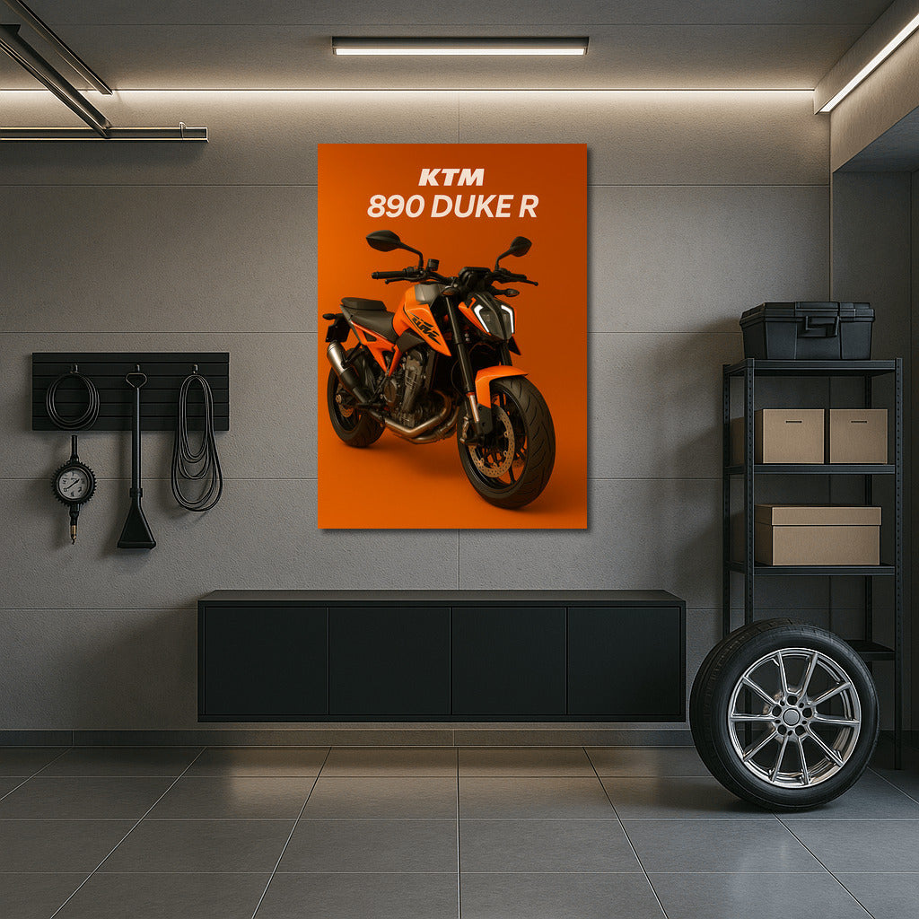Dynamics and Power: KTM 890 Duke R in Motion