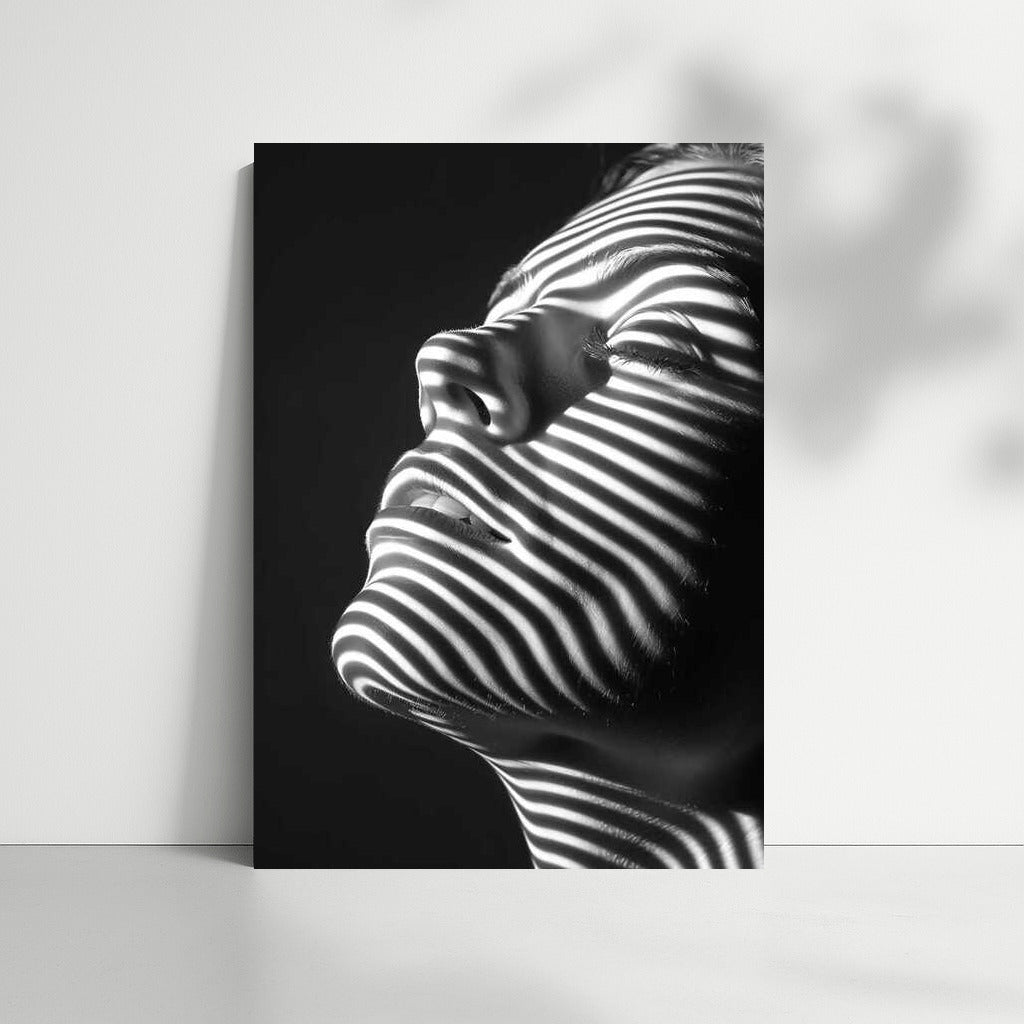 The Enigmatic Face: Grace and Mystery in Lines