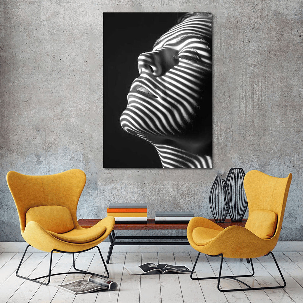 The Enigmatic Face: Grace and Mystery in Lines