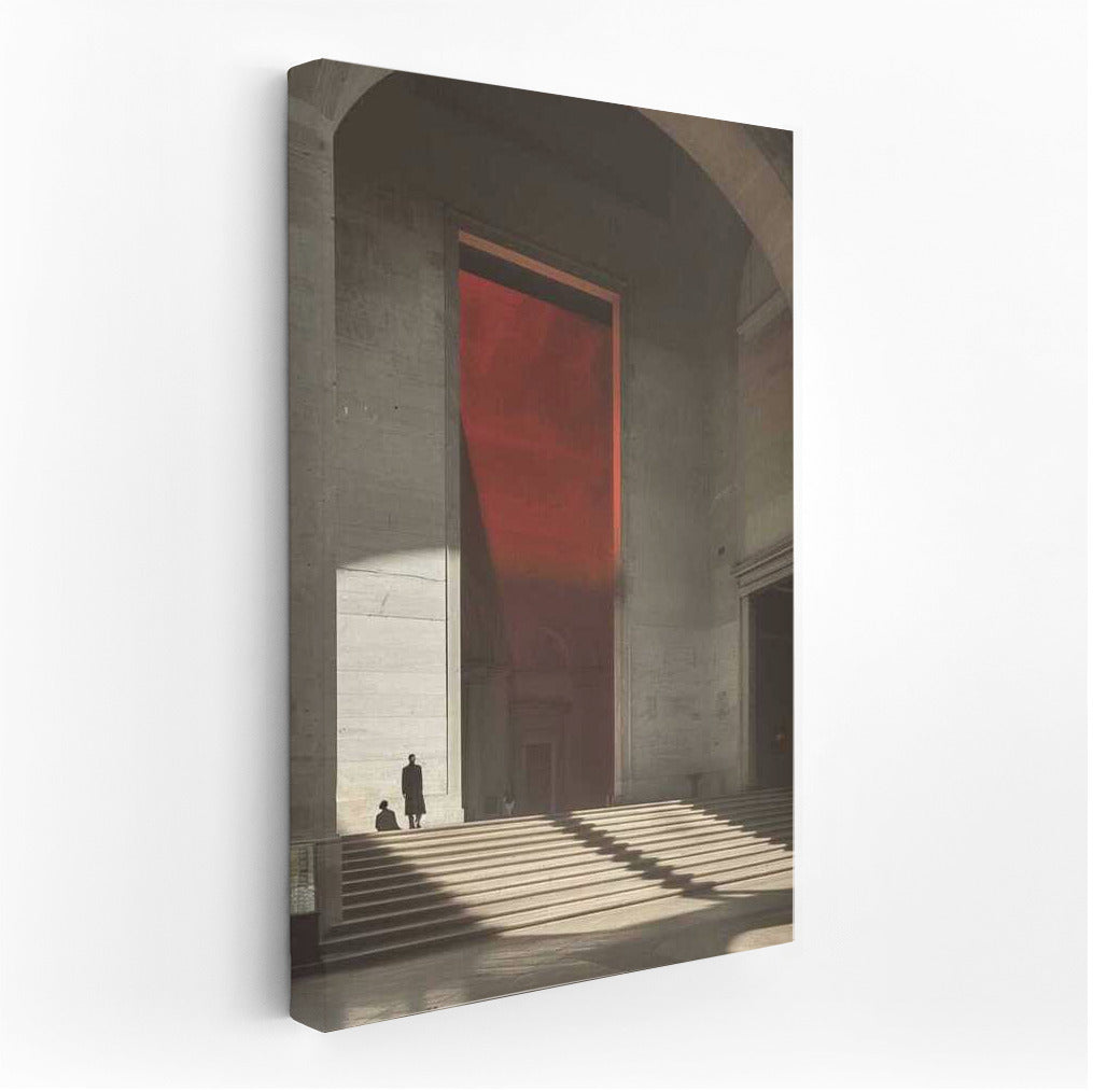 The Mysterious Red Door: Isometry of Surrealism