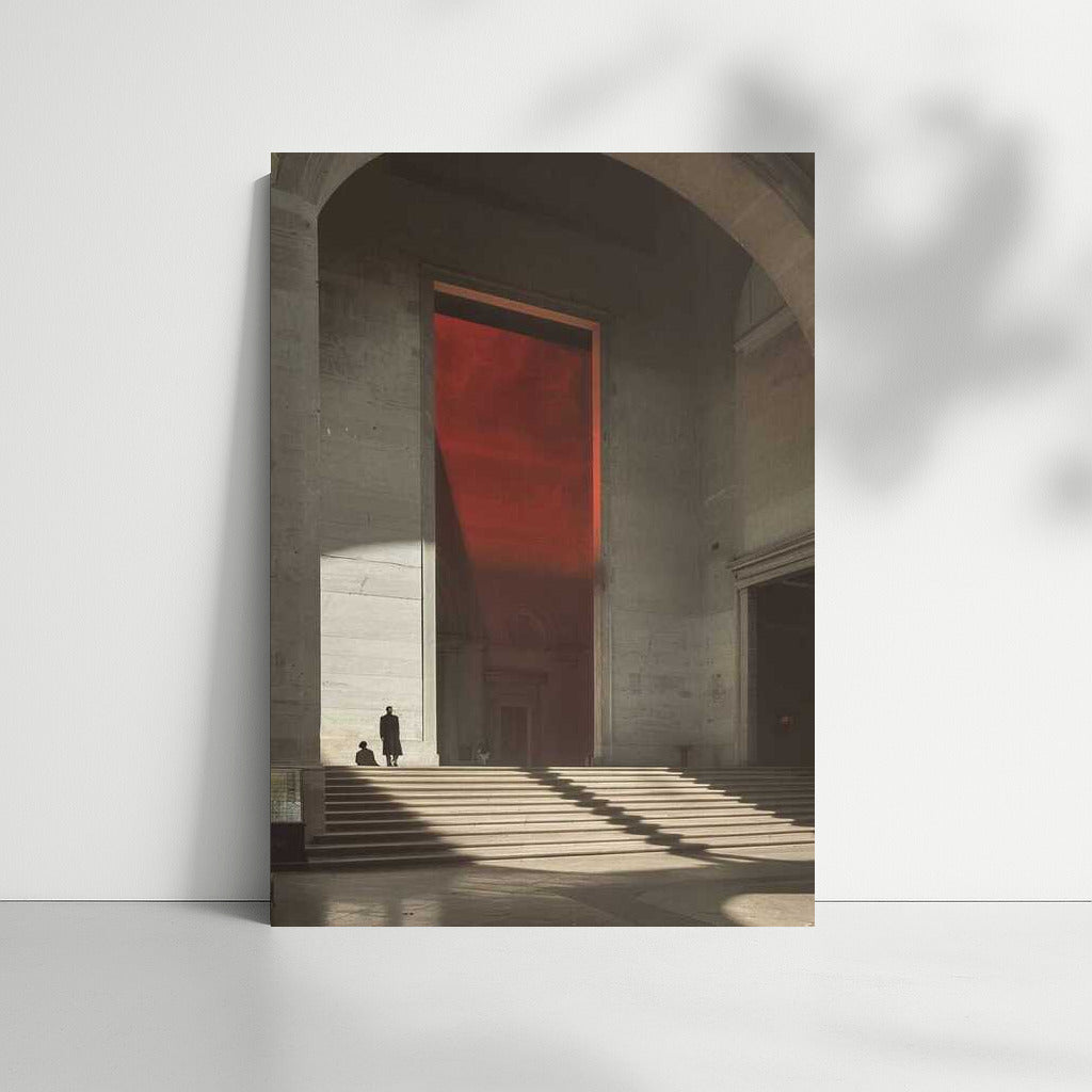 The Mysterious Red Door: Isometry of Surrealism