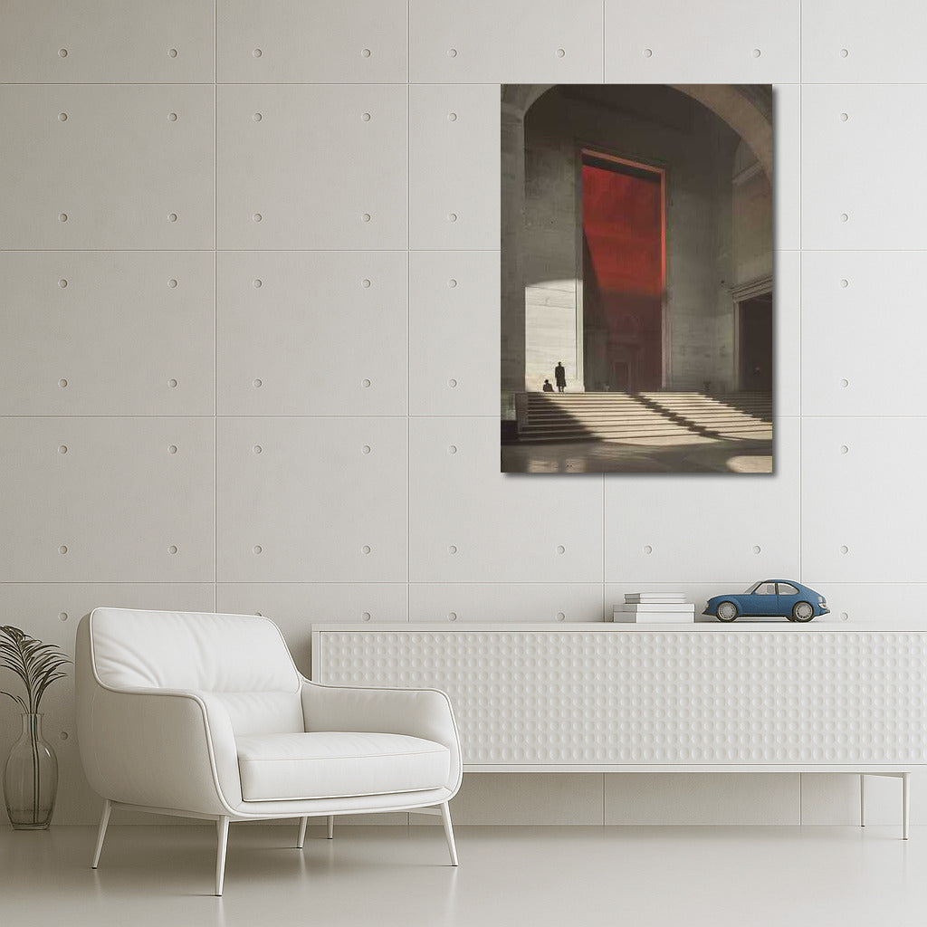 The Mysterious Red Door: Isometry of Surrealism