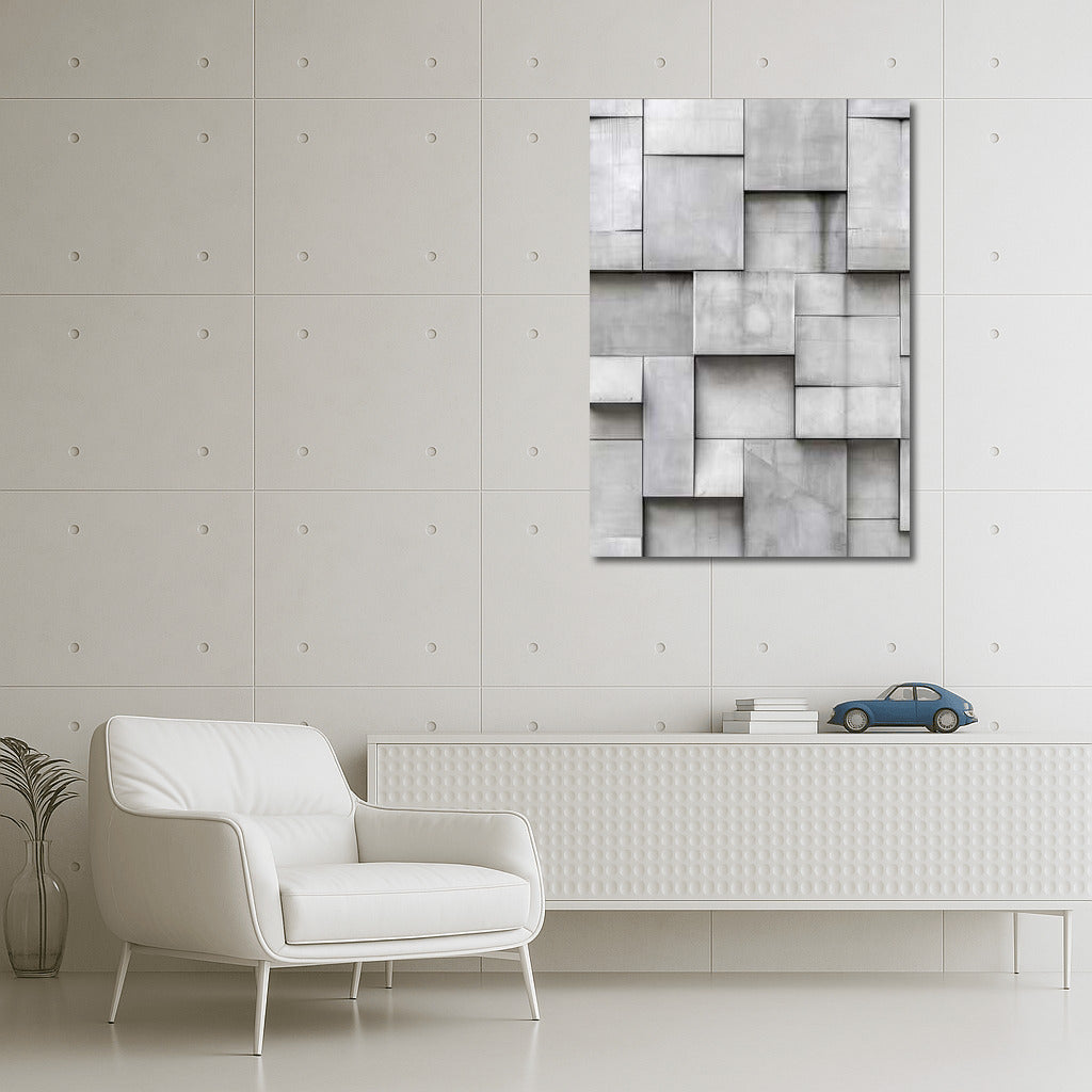 Metal Symphony: Play of Light and Shadow on the Wall