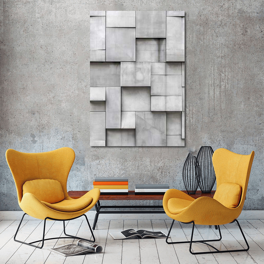Metal Symphony: Play of Light and Shadow on the Wall