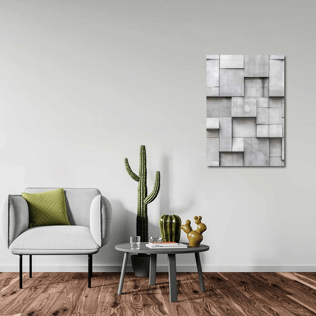 Metal Symphony: Play of Light and Shadow on the Wall