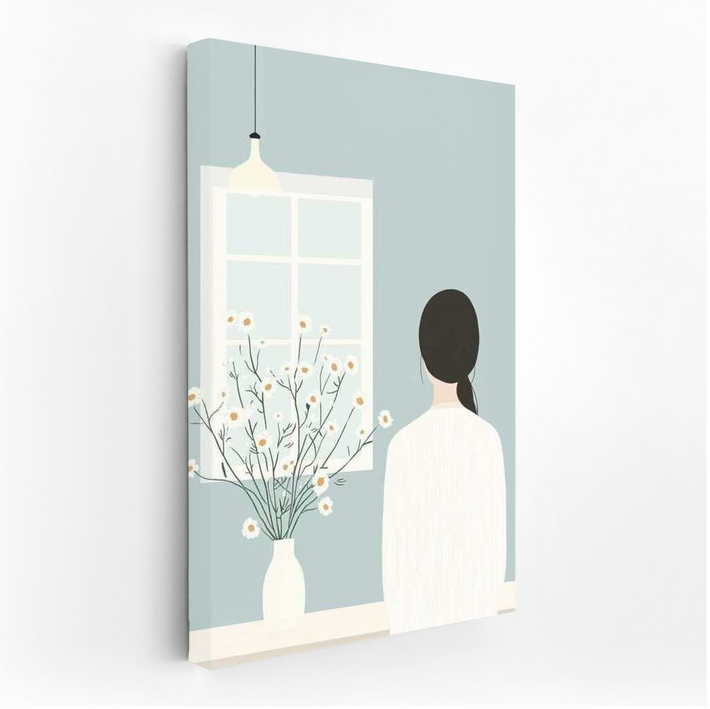 Girl at the Window: Aesthetics of Light and Colors in Minimalism