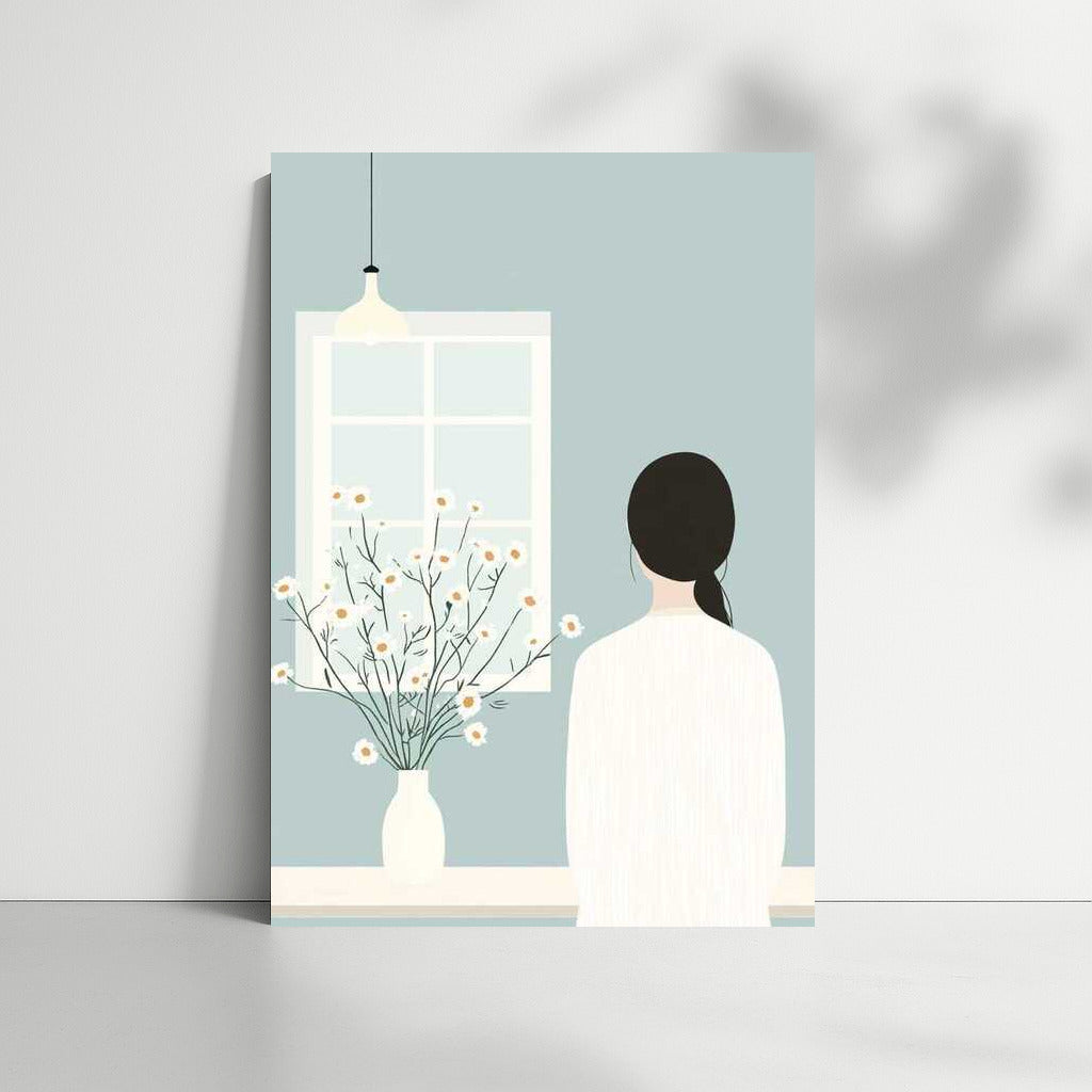 Girl at the Window: Aesthetics of Light and Colors in Minimalism