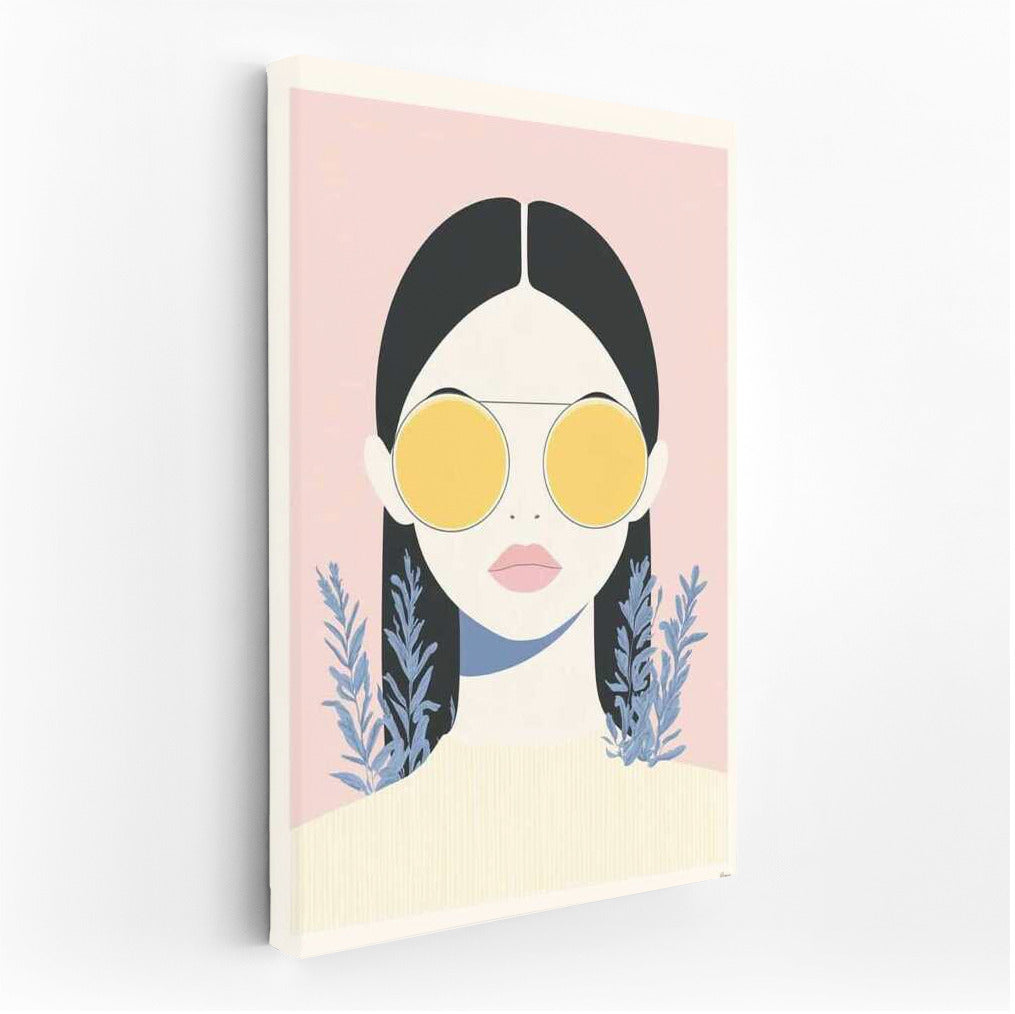 Mysterious Figure in Sunglasses: Minimalism and Aesthetics