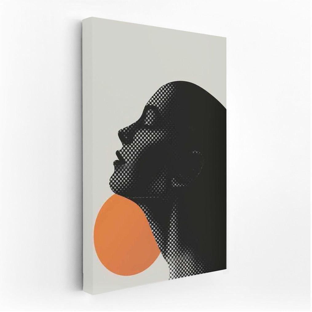 Mysterious Silhouette: A Bright Accent in Minimalism