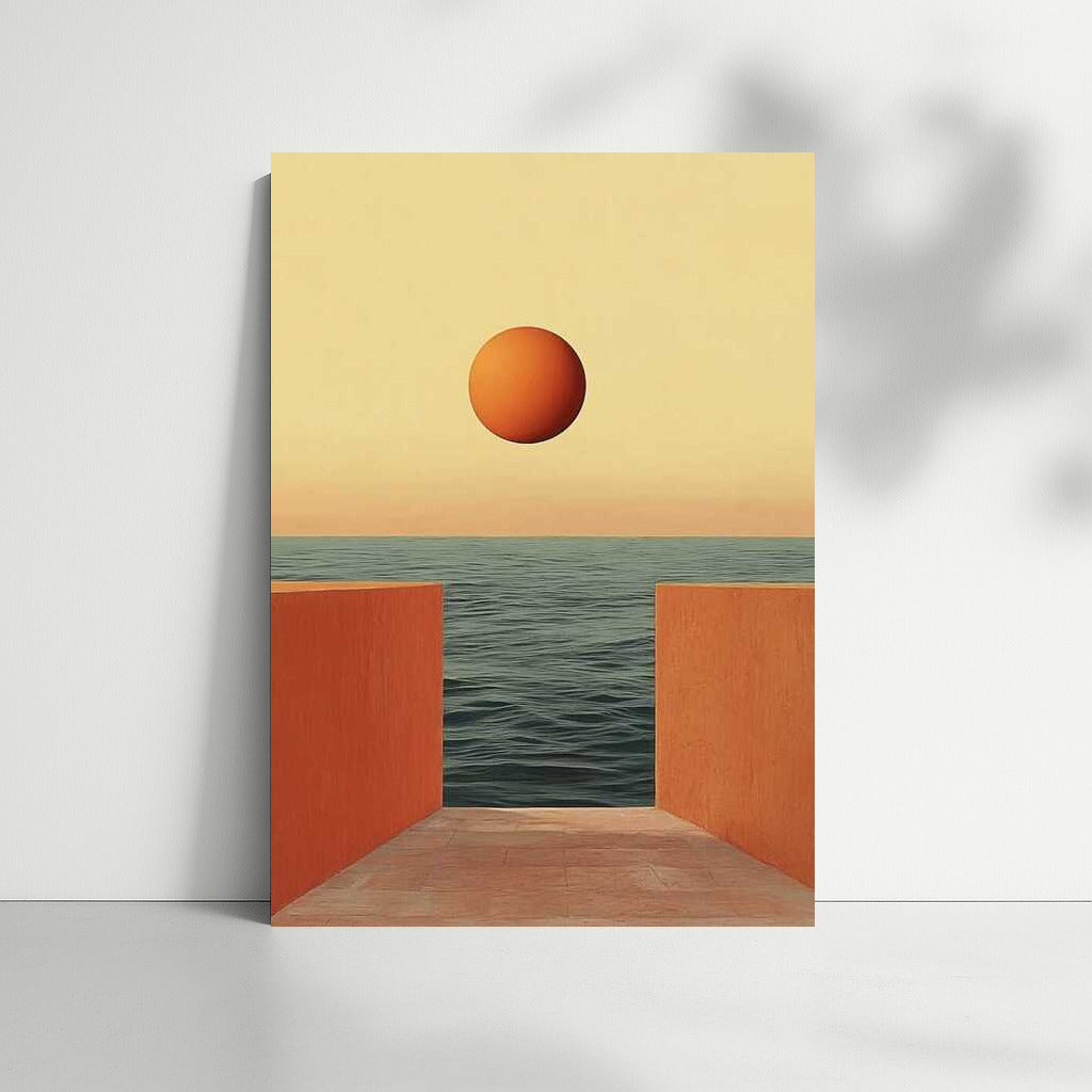 Solar Disk: Minimalism over the Sea