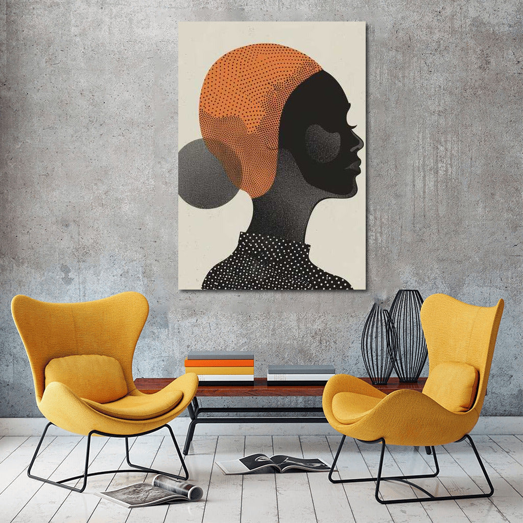 Elegance of Lines: Minimalism and Contrasts in Flat Illustration